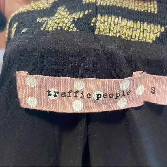 Traffic People A Star is Born Gold Star Open Blazer Small - Picture 6 of 6